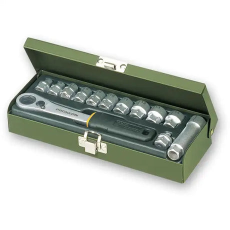 Proxxon 13 Piece Socket Set 5.5mm to 14mm