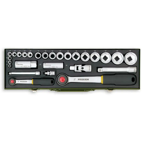 Proxxon 27 Piece Automotive Socket Set 1/4’’ & 1/2’’ Hand Tools Fast shipping