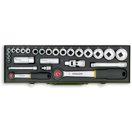 Proxxon 27 Piece Automotive Socket Set 1/4’’ & 1/2’’