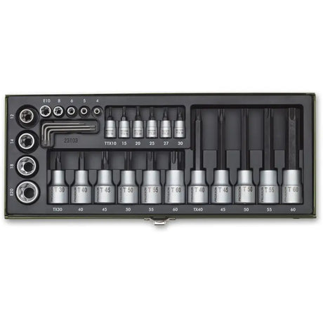 Proxxon 29 Pce Specialty Tx Socket&Socket Bit Set Hand Tools Fast shipping