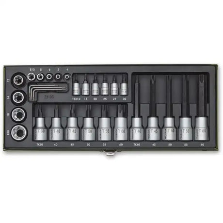 Proxxon 29 Piece Specialty TX Socket & Bit Set