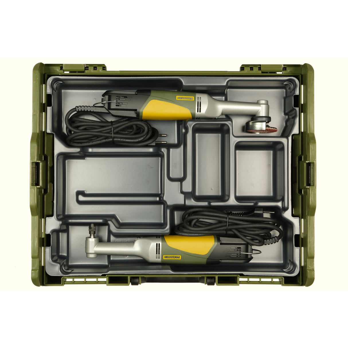 Proxxon Brushless Longneck Set LHW/BL + LWB/BL L-BOXX 240v - With a high quality foam insert. Plenty of space