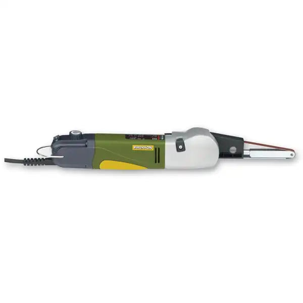 Proxxon BS/E Belt Sander 28536 - For shape finishing, mortising, fine polishing (flat surfaces). Also de-burring metal,
