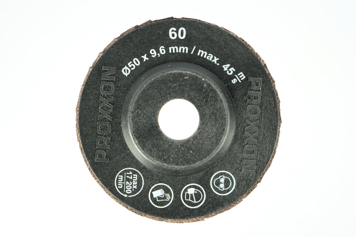 Proxxon diamond coated flap discs LHW 60 grit 50mm 2 pieces - Straight edge for clean corner-cuts. High stock removal