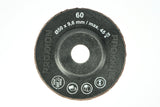Proxxon diamond coated flap discs LHW 60 grit 50mm 2 pieces - Straight edge for clean corner-cuts. High stock removal