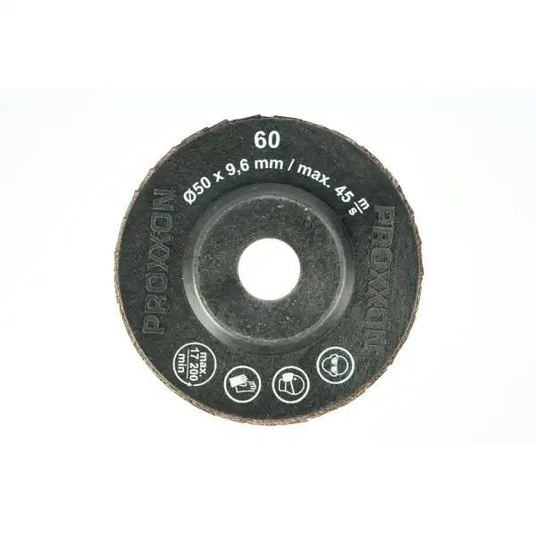 Proxxon diamond coated flap discs LHW 60 grit 50mm 2 pieces - Straight edge for clean corner-cuts. High stock removal