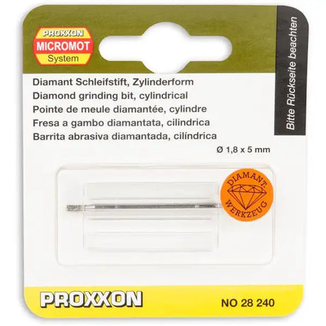 Proxxon Diamond Grinding Bit 1.8 mm (1 Bit) - bit With consistently even coating of diamond dust. Bodies and shafts