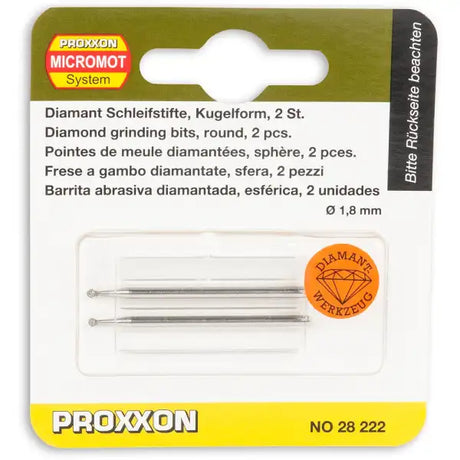 Proxxon Diamond Points 1.8 mm (2 Pack)