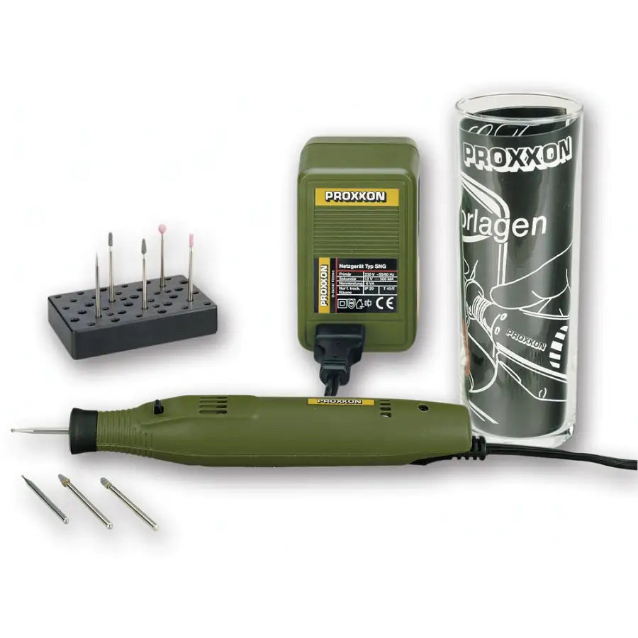 Proxxon GG 12 Complete Engraving Kit with ’trial glass’ - Engraver - Fast shipping