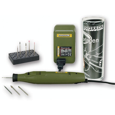 Proxxon Complete Engraving Kit with "trial glass"