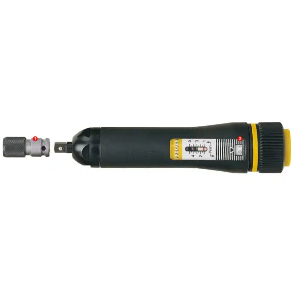 Proxxon Micro-Click Torque Screwdriver Mc5 1-5Nm - Socket Set MicroClick MC 5. For 1 to 5 Nm. Automatic quick-release
