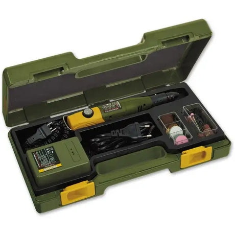 Proxxon Micromot 60/EF Mill/Drill & 43 Piece Bit Set - Drills With keyless chuck. Practical when working with different