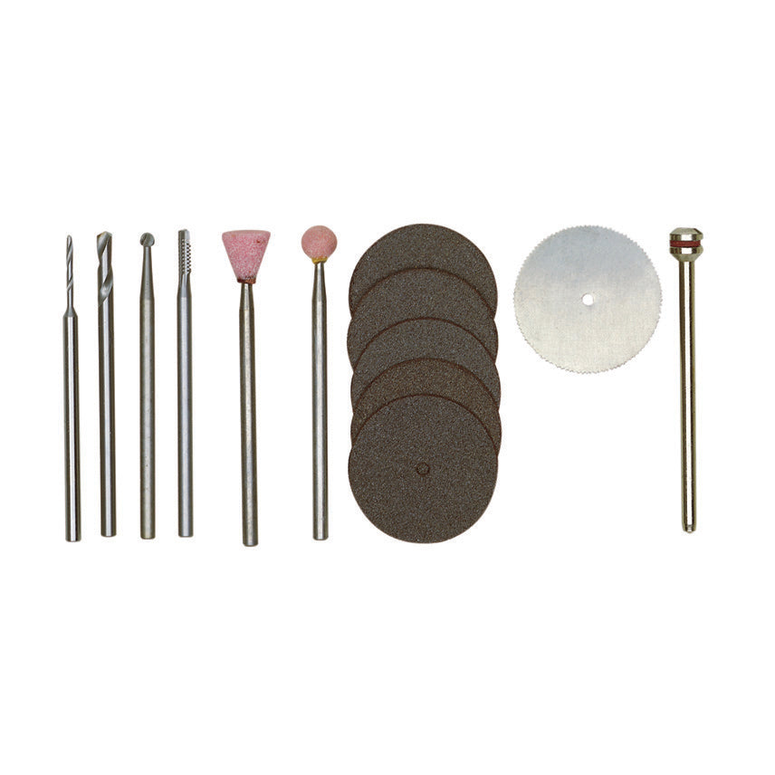 Proxxon Modellers Set - 13 Pieces - Rotary Tool Bits - a complete kit, that covers the sizes you actually reach for,