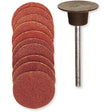 Proxxon Sanding Discs 18 mm (5 X 120 Grit 5 150 Grit) - sanding discs