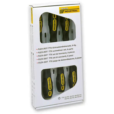 Proxxon Screwdriver Set Torx 6Pce - Hand Tools