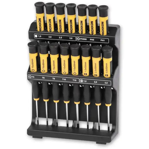 Proxxon Set Of 15 Micro Screw Drivers - Hand Tools