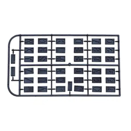Proxxon Set Of Letters & Figures For GE70 Engraver - Stencil set for engraving device GE 20 A - Z, incl. hyphen, full