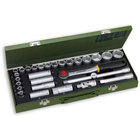 Proxxon Socket Set For 1/2’’ Drive - 29 Pieces - Hand Tools 29-piece socket set for powerful mechanical work. With 1