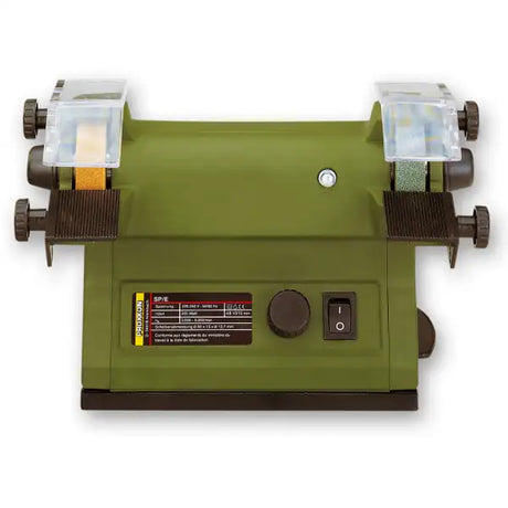 Proxxon SP/E Grinding & Polishing Machine - Polishing/Buffing With electronic speed control from 3, 000 to 9, rpm or 8
