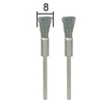 PROXXON STAINLESS STEEL WIRE BRUSH (PK 2) - Rotary Multi Tools This fits Proxxon’s handheld and grinder / Drills,