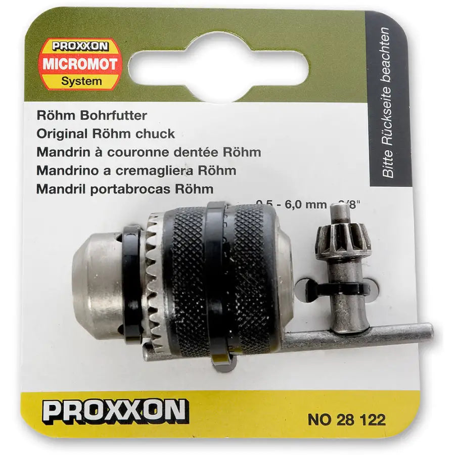 PROXXON TBM DRILL CHUCK 6.MM 28122 Fast shipping