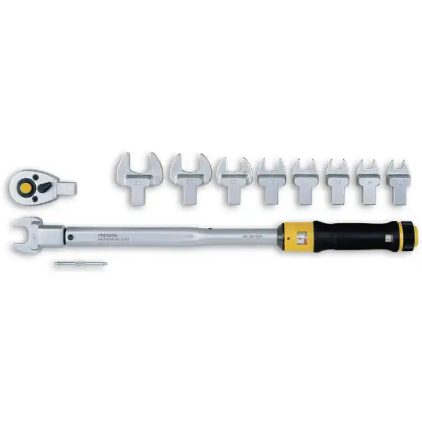 Proxxon Torque Wrench Mc200 C/W Plug On Tools - C / W a Industrial tool for tightening fasteners to precise, repeatable