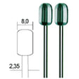 Proxxon Tungsten Vanadium milling bits HSS Cutters 8 mm (2 Pack)