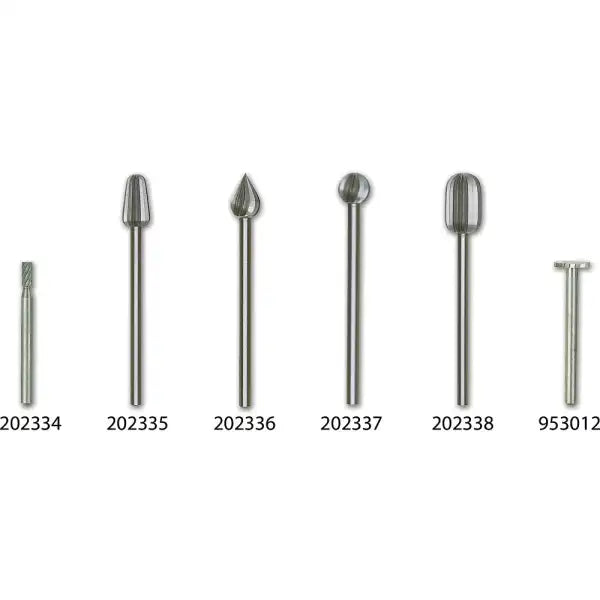 Proxxon Wolfram vanadium milling bits HSS Cutters 6 mm (2 Pack)