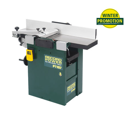 PT107 10’’ x 7’’ Heavy Duty Planer Thicknesser - This from Record Power is perfectly suited to the discerning
