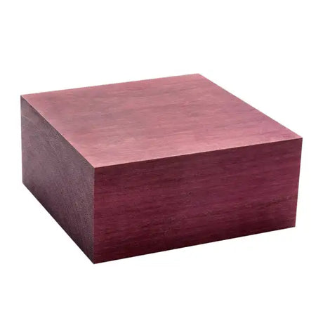Purple Heart Square Bowl Blanks - Dimensions are approx & shown in inches Peltogyne, commonly known as purpleheart,