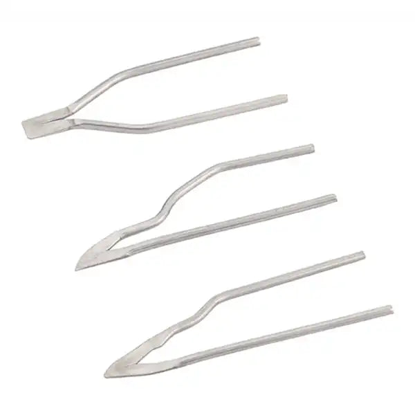 Pyrography Mixed Set of Knife Points (Pack 3) - Tips The 1 x Chisel Ideal for creating parallel / Straight lines