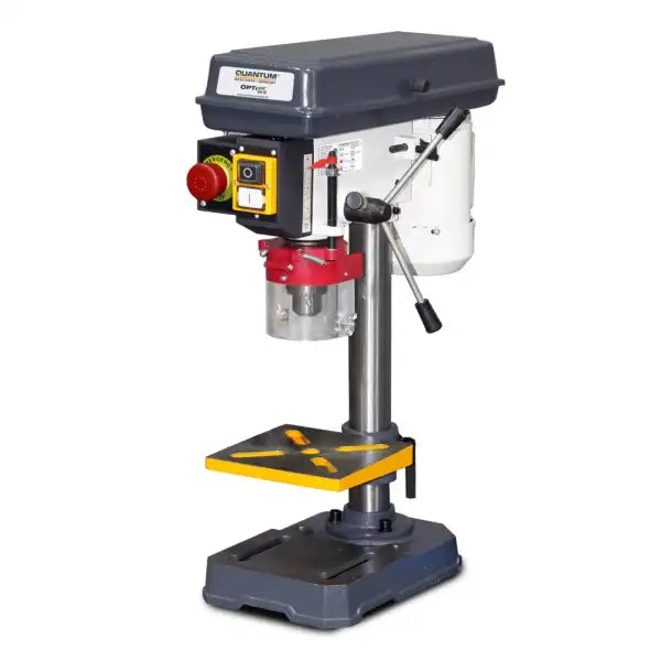 Quantum DQ13 Bench Top Drill - Pillar Guaranteed concentricity ≤ 0.02 mm measured in the drilling spindle. Drilling