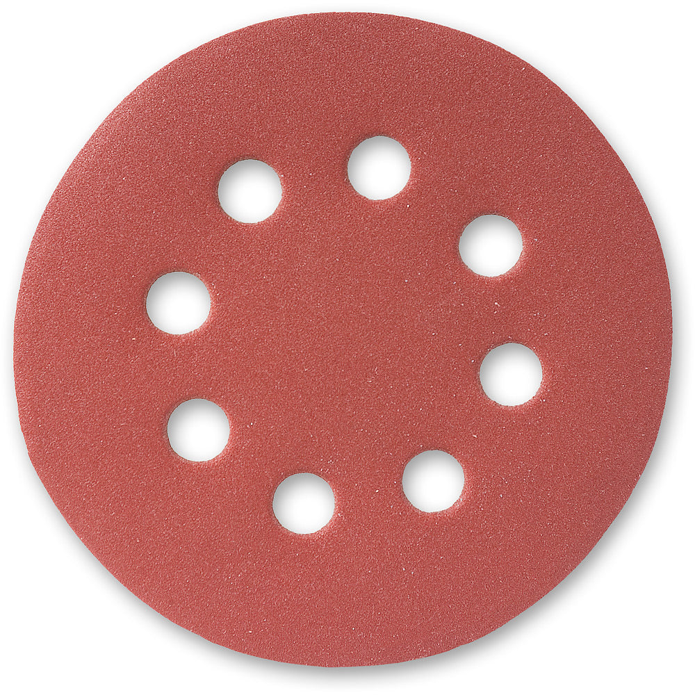 PACK OF MIXED 125 HOOK & LOOP DISCS 60 120 AND 240 GRIT - Fast shipping