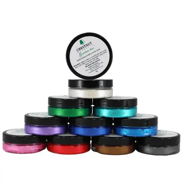 Rainbow Waxes - Chestnut Products - Wood Stains & colouring This range of water-based decorative waxes from have a very