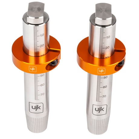 UJK Guide Rail Dogs for Festool (Pkt 2) - MFT & Parf System Replaces the need rail clips Tee-bolt design fits into