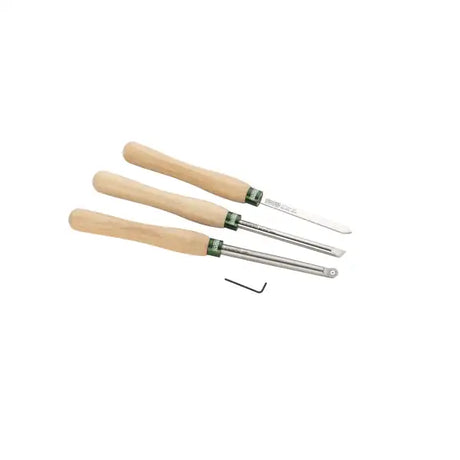 Record Power 3 Piece Small Projects Woodturning Tool Set - Tools Designed to meet the needs of creative woodturners