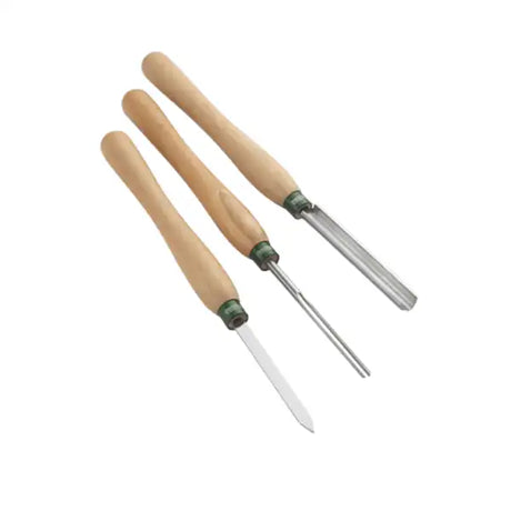 Record Power 3 Piece Spindle Turning Tool Set - Woodturning Tools This set contains the three essential tools for bowl