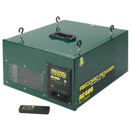 Record Power AC400 - Two Stage Air Filter - Dust Extractors The air filter offers great features and performance