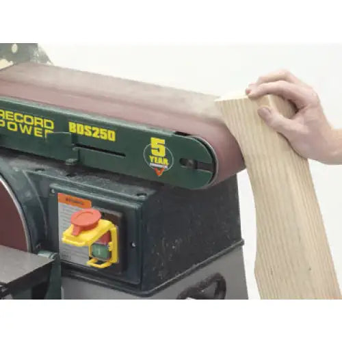 Record Power BDS250 10’’ x 6’’ Belt & Disc Sander - Sanders This heavy-duty and has plenty of to handle demanding