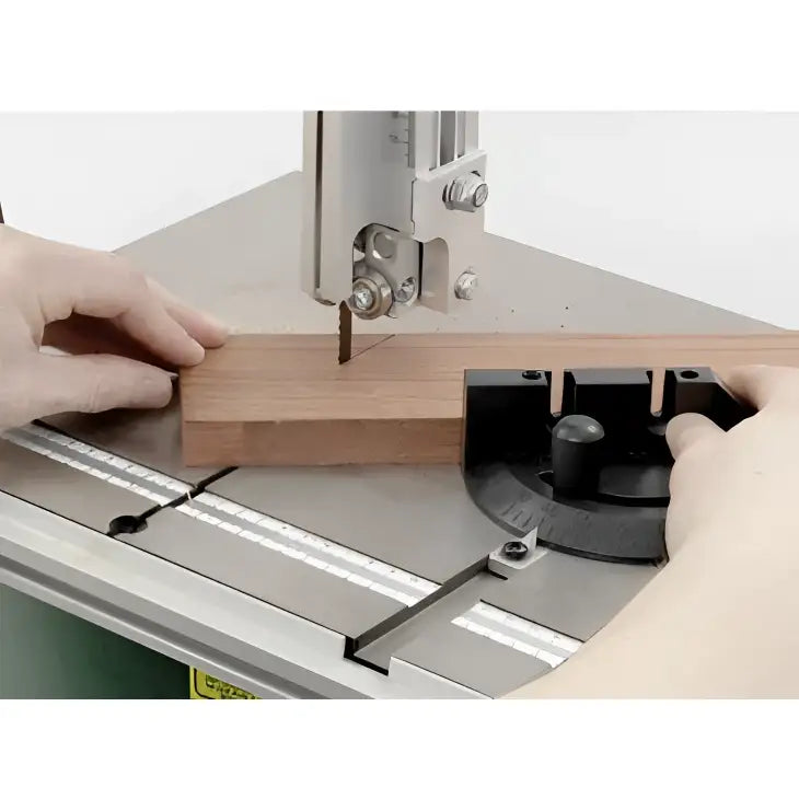 Table  A solid, finely ground cast iron table provides an ideal and low friction work support.