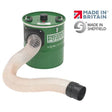 Record Power CamVac CGV286-3 Compact Dust Extractor - Extractors High Filtration with 2 Metres of Hose and Easy-Fit