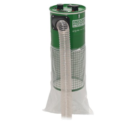 Record Power CamVac CGV286-3-WALL Compact Wall-Mounted Dust Extractor - The has an impressive capacity of 150 litres
