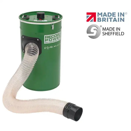 Record Power CamVac CGV336-3 Medium Dust Extractor - The CGV336 offers an impressive 55 litre capacity whilst also