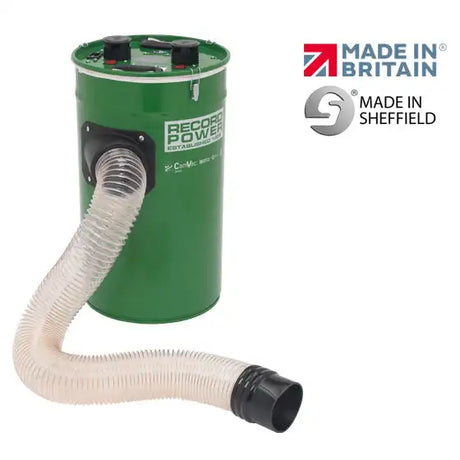 Record Power CamVac CGV336-4 Medium Dust Extractor - The CGV336 offers an impressive 55 litre capacity whilst also