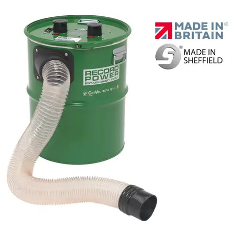 Record Power CamVac CGV386-5 Large Dust Extractor - The CGV386 has an impressive capacity of 90 litres. cyclonic