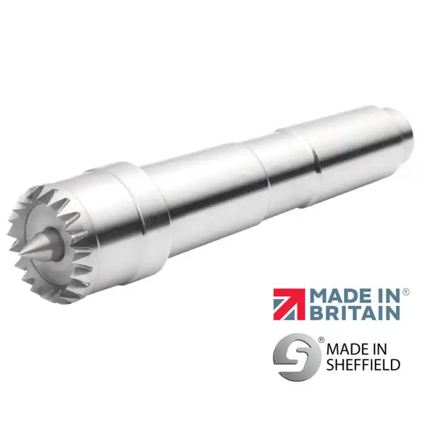 Record Power Coronet Hawk 22 mm (7/8”) Sprung Point Multi-Tooth Drive Centre 2MT - Made in Sheffield from high-quality