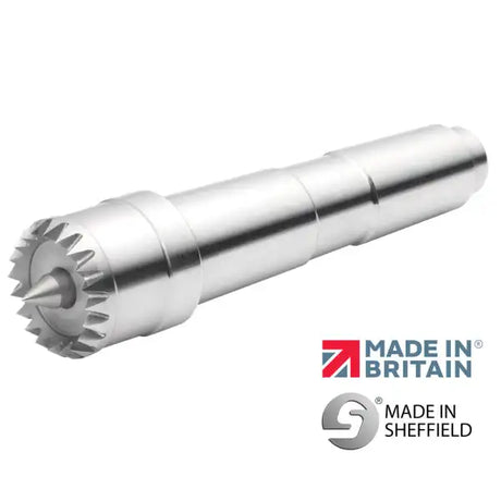 Record Power Coronet Hawk 22 mm (7/8”) Sprung Point Multi-Tooth Drive Centre 2MT - Made in Sheffield from high-quality