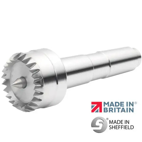 Record Power Coronet Hawk 32 mm (1-1/4”) Sprung Point Multi-Tooth Drive Centre 2MT - Made in Sheffield