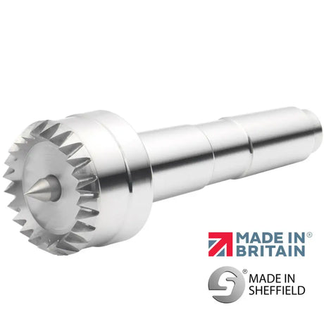 Record Power Coronet Hawk 32 mm (1 1/4”) Sprung Point Multi Tooth Drive Centre 2MT Lathe Accessories Fast shipping