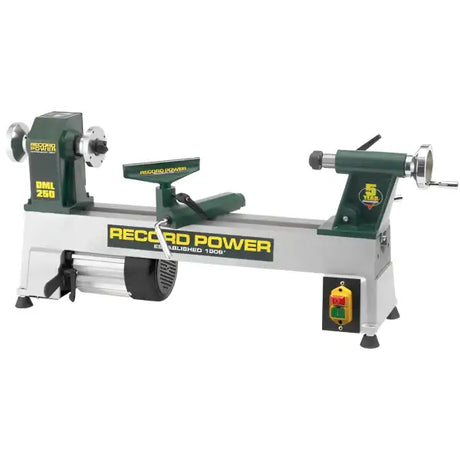 Record Power DML250 Woodturning Lathe - Lathes The is a compact and extremely well built machine that offers excellent